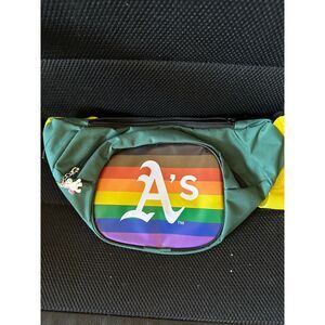 MLB Oakland As Unicorn Zipper Fanny Pack SGA 2019 Pride Night